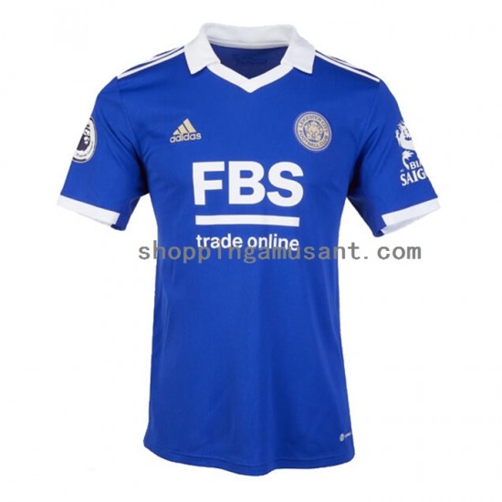 Maillot de Foot Leicester City Homme Domicile 2022-2023 Manche Courte