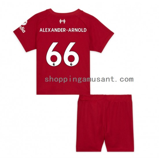 Maillot de Foot Liverpool Alexander-Arnold 66 Enfant Domicile 2022-2023 Manche Courte