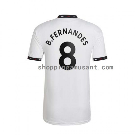 Maillot de Foot Manchester United Bruno Fernandes 8 Homme Extérieur 2022-2023 Manche Courte