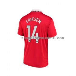 Maillot de Foot Manchester United Christian Eriksen 14 Homme Domicile 2022-2023 Manche Courte