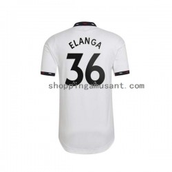 Maillot de Foot Manchester United Elanga 36 Homme Extérieur 2022-2023 Manche Courte