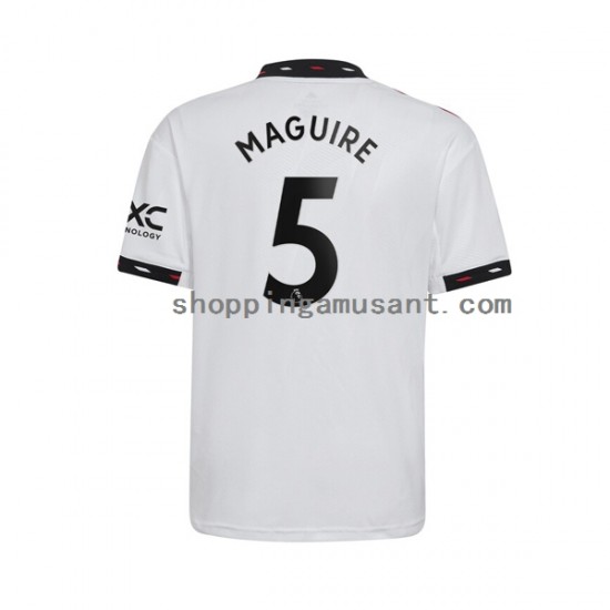 Maillot de Foot Manchester United Harry Maguire 5 Homme Extérieur 2022-2023 Manche Courte