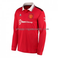 Maillot de Foot Manchester United Homme Domicile 2022-2023 Manche Longue