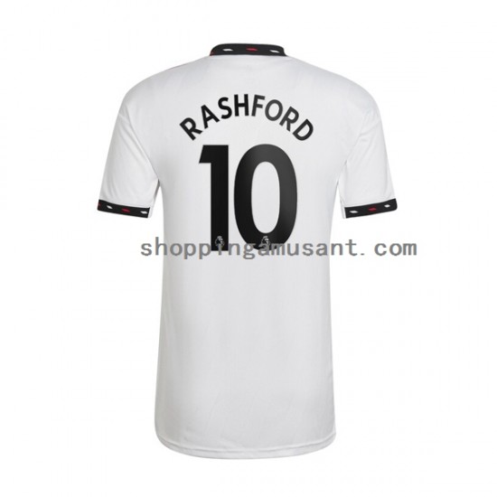 Maillot de Foot Manchester United Rashford 10 Homme Extérieur 2022-2023 Manche Courte