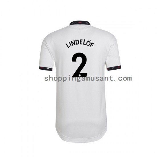 Maillot de Foot Manchester United Victor Lindelof 2 Homme Extérieur 2022-2023 Manche Courte