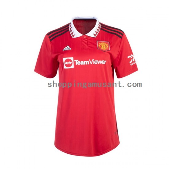 Maillot de Foot Manchester United Féminine Domicile 2022-2023 Manche Courte