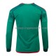 Maillot de Foot Mexique Homme Domicile Coupe du Monde 2022 Manche Longue
