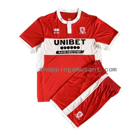 Maillot de Foot Middlesbrough Enfant Domicile 2022-2023 Manche Courte
