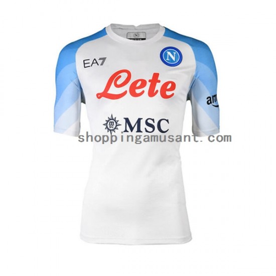 Maillot de Foot Naples Homme Extérieur 2022-2023 Manche Courte