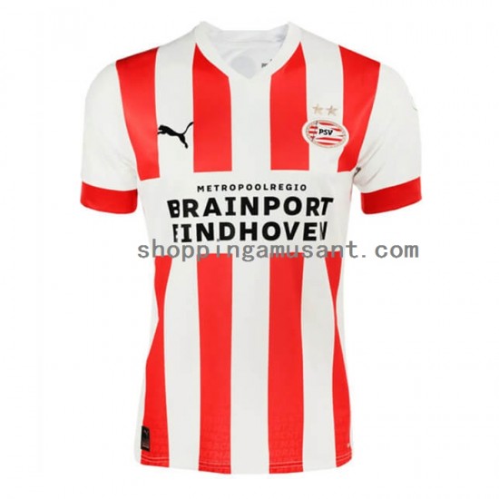 Maillot de Foot PSV Eindhoven Homme Domicile 2022-2023 Manche Courte