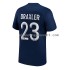 Maillot de Foot Paris Saint-Germain Draxler 23 Homme Domicile 2022-2023 Manche Courte