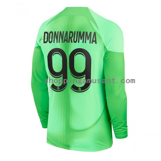 Maillot de Foot Paris Saint-Germain Gianluigi Donnarumma 99 Gardien Homme Domicile 2022-2023 Manche Longue