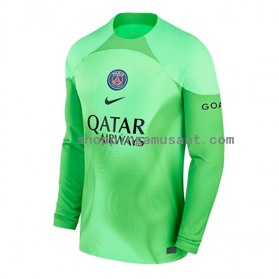 Maillot de Foot Paris Saint-Germain Gardien Homme Domicile 2022-2023 Manche Longue