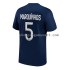 Maillot de Foot Paris Saint-Germain Marquinhos 5 Homme Domicile 2022-2023 Manche Courte