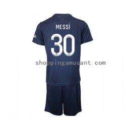 Maillot de Foot Paris Saint-Germain Messi 30 Enfant Domicile 2022-2023 Manche Courte