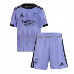 Maillot de Foot Real Madrid Enfant Extérieur 2022-2023 Manche Courte