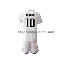 Maillot de Foot Real Madrid Modrić Luka 10 Enfant Domicile 2022-2023 Manche Courte