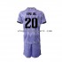 Maillot de Foot Real Madrid Vinicius Junior 20 Enfant Extérieur 2022-2023 Manche Courte