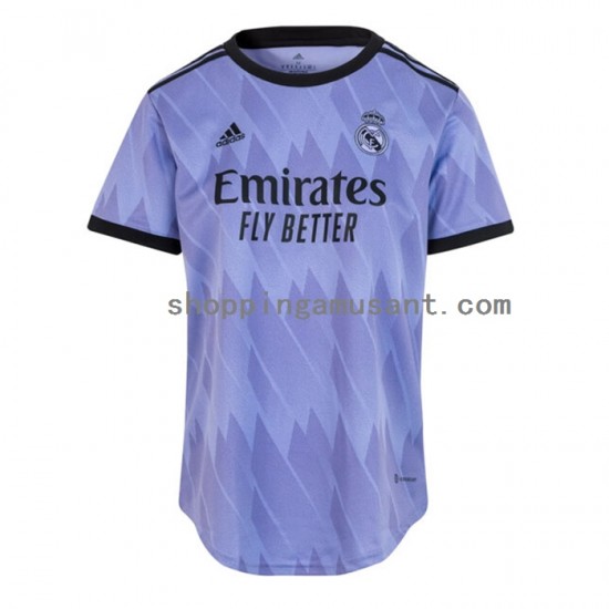 Maillot de Foot Real Madrid Féminine Extérieur 2022-2023 Manche Courte