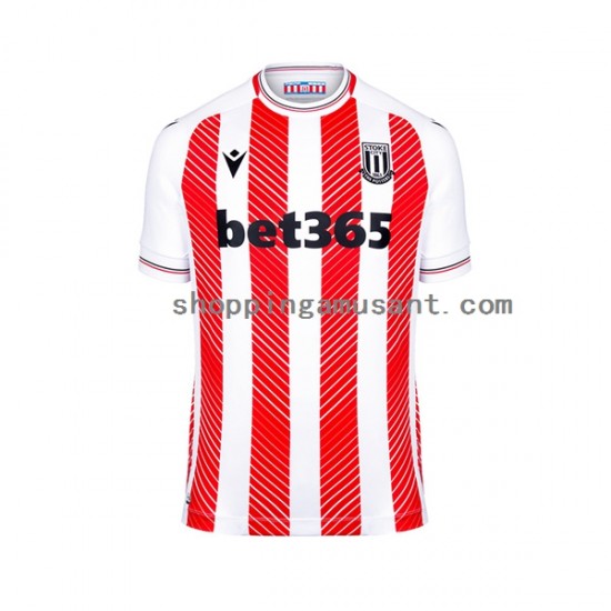 Maillot de Foot Stoke City Homme Domicile 2022-2023 Manche Courte