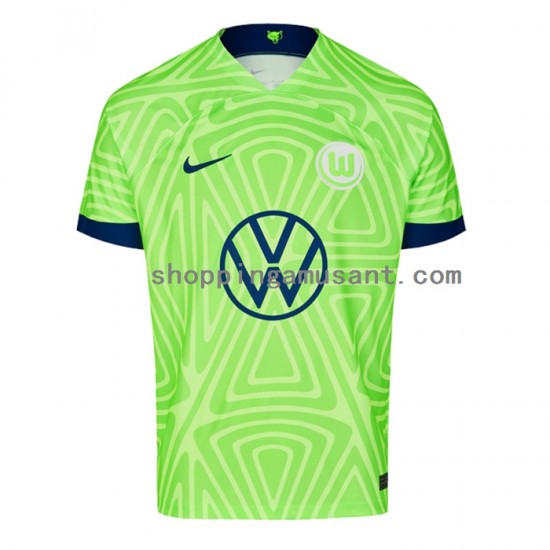 Maillot de Foot VfL Wolfsburg Homme Domicile 2022-2023 Manche Courte
