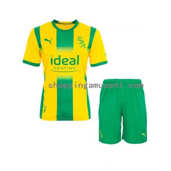 Maillot de Foot West Bromwich Albion Enfant Extérieur 2022-2023 Manche Courte