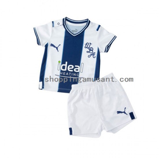 Maillot de Foot West Bromwich Albion Enfant Domicile 2022-2023 Manche Courte
