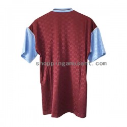 Maillot de Foot West Ham United Rétro Homme Domicile 1989-1990 Manche Courte