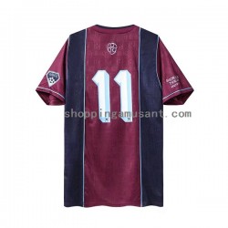 Maillot de Foot West Ham United Iron Maiden Rétro Homme Extérieur 2011 Manche Courte