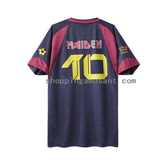 Maillot de Foot West Ham United Iron Maiden Rétro Homme Domicile 2010 Manche Courte