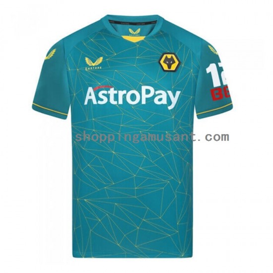 Maillot de Foot Wolverhampton Wanderers Homme Extérieur 2022-2023 Manche Courte