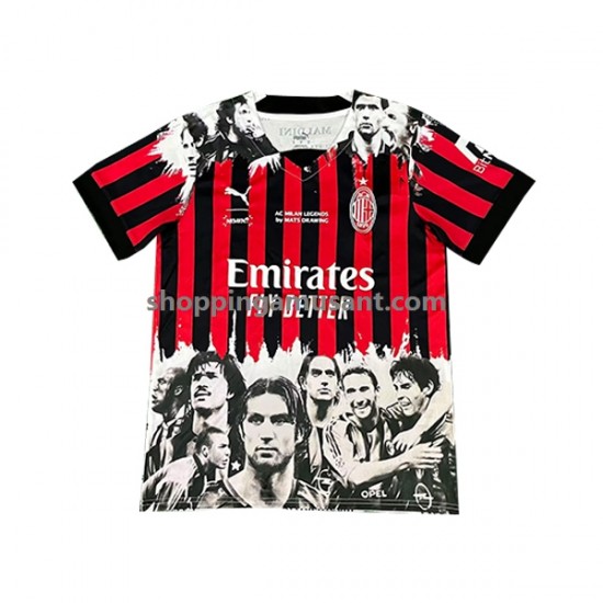 Maillot de Foot AC Milan Commemorative Edition Homme Domicile 2022-2023 Manche Courte