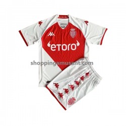 Maillot de Foot AS Monaco Enfant Domicile 2022-2023 Manche Courte