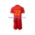 Maillot de Foot AS Rome Nicolo Zaniolo 22 Enfant Domicile 2022-2023 Manche Courte
