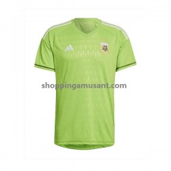 Maillot de Foot Argentine Gardien Homme Extérieur Coupe du Monde 2022 Manche Courte