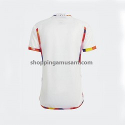 Maillot de Foot Belgique Homme Extérieur Coupe du Monde 2022 Manche Courte