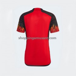 Maillot de Foot Belgique Homme Domicile Coupe du Monde 2022 Manche Courte