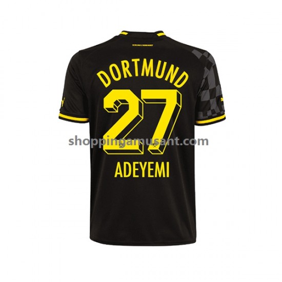 Maillot de Foot Borussia Dortmund Karim Adeyemi 27 Homme Extérieur 2022-2023 Manche Courte