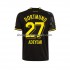 Maillot de Foot Borussia Dortmund Karim Adeyemi 27 Homme Extérieur 2022-2023 Manche Courte