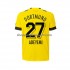 Maillot de Foot Borussia Dortmund Karim Adeyemi 27 Homme Domicile 2022-2023 Manche Courte