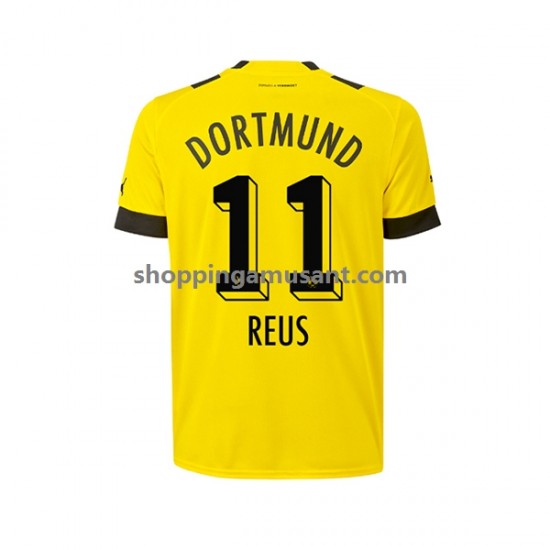Maillot de Foot Borussia Dortmund Marco Reus 11 Homme Domicile 2022-2023 Manche Courte