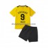 Maillot de Foot Borussia Dortmund Sebastien Haller 9 Enfant Domicile 2022-2023 Manche Courte