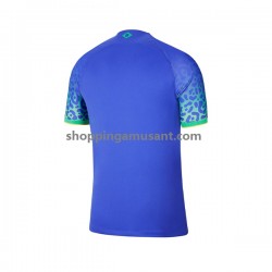 Maillot de Foot Brésil Homme Extérieur Coupe du Monde 2022 Manche Courte