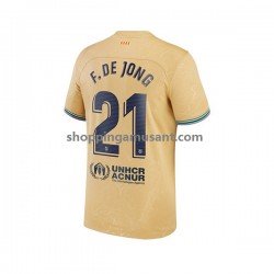 Maillot de Foot FC Barcelone Frenkie de Jong 21 Homme Extérieur 2022-2023 Manche Courte