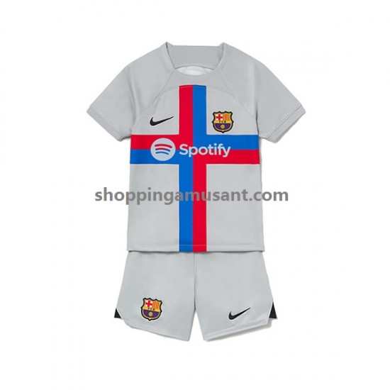 Maillot de Foot FC Barcelone Enfant Neutre 2022-2023 Manche Courte