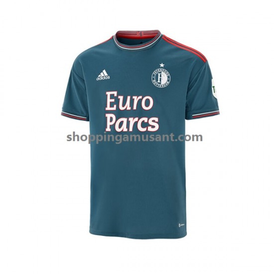 Maillot de Foot Feyenoord Rotterdam Homme Extérieur 2022-2023 Manche Courte