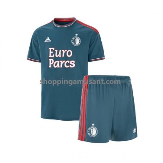 Maillot de Foot Feyenoord Rotterdam Enfant Extérieur 2022-2023 Manche Courte