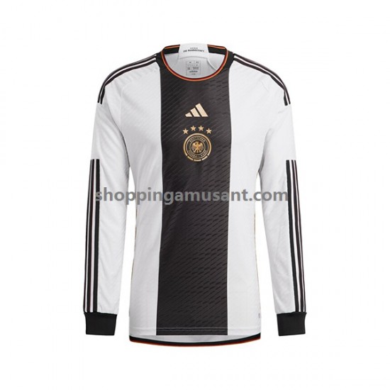 Maillot de Foot Allemagne Homme Domicile Coupe du Monde 2022 Manche Longue