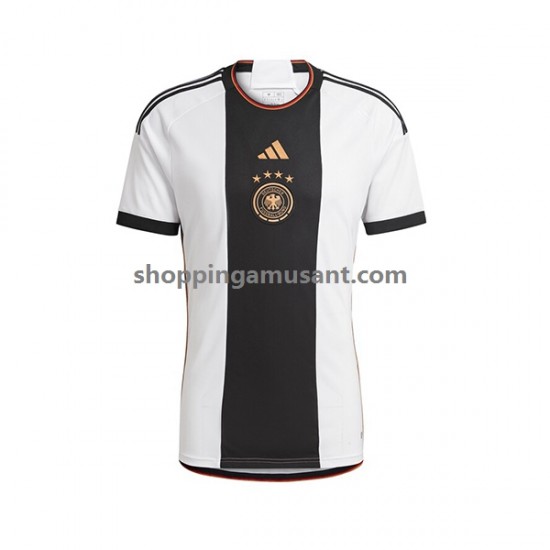 Maillot de Foot Allemagne Homme Domicile Coupe du Monde 2022 Manche Courte