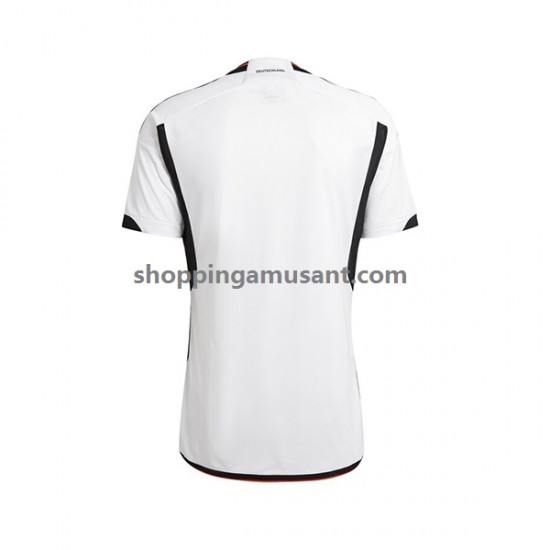 Maillot de Foot Allemagne Homme Domicile Coupe du Monde 2022 Manche Courte